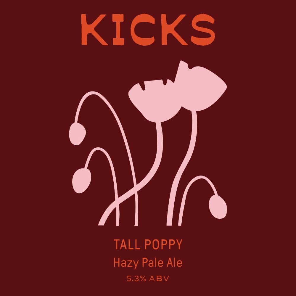 #4 Kicks Brewing - Tall Poppy Hazy Pale Ale