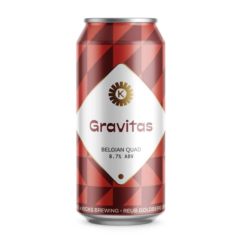 Kicks Brewing x Reub Goldberg Brewing Machine - Gravitas Belgian Quad