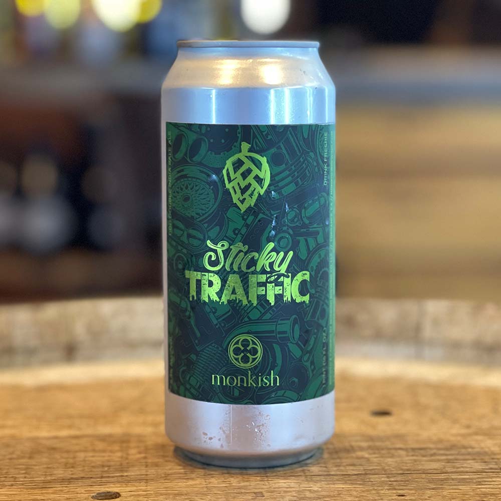 Monkish - Sticky Traffic Double IPA PACKAGED 19.05.2026