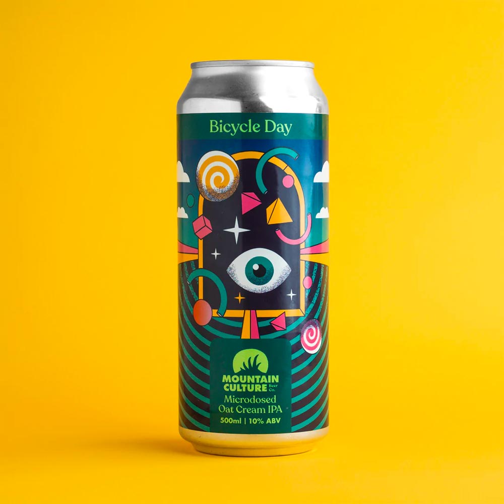 Mountain Culture Beer Co. - Bicycle Day Microdosed Oat Cream IPA – Beer ...