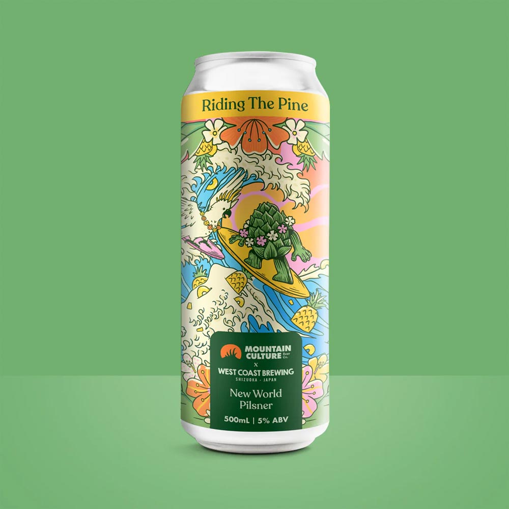 Mountain Culture Beer Co. x West Coast Brewing - Riding The Pine New World Pilsner