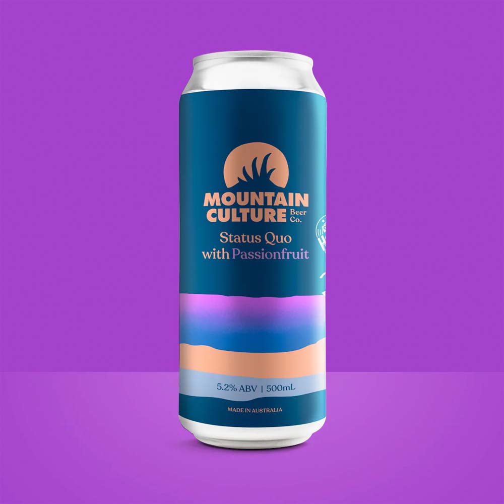 Mountain Culture Beer Co. - Status Quo With Passionfruit Hazy Pale Ale