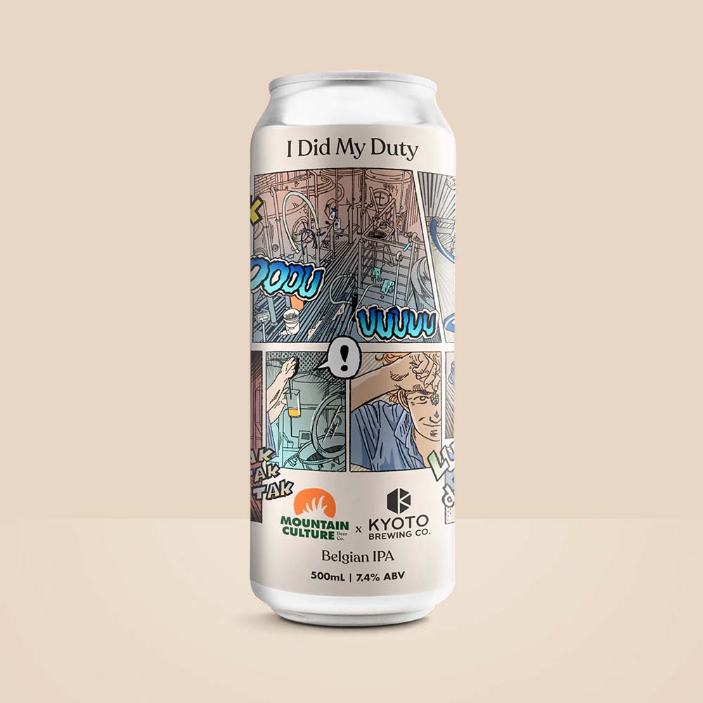 Mountain Culture Beer Co. x Kyoto Brewing - I Did My Duty Belgian IPA