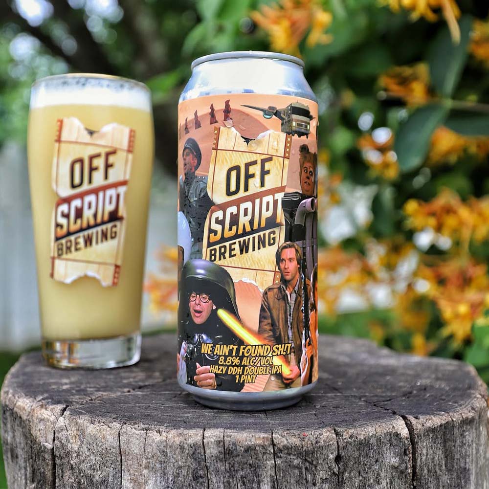 Off Script - We Ain't Found Sh!t Double IPA PACKAGED 23.05.2026