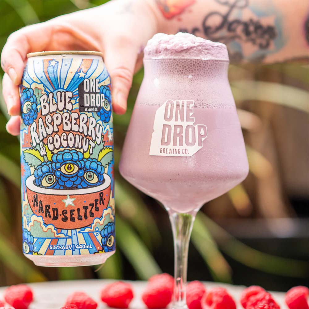 One Drop Brewing - Blue Raspberry Seltzer