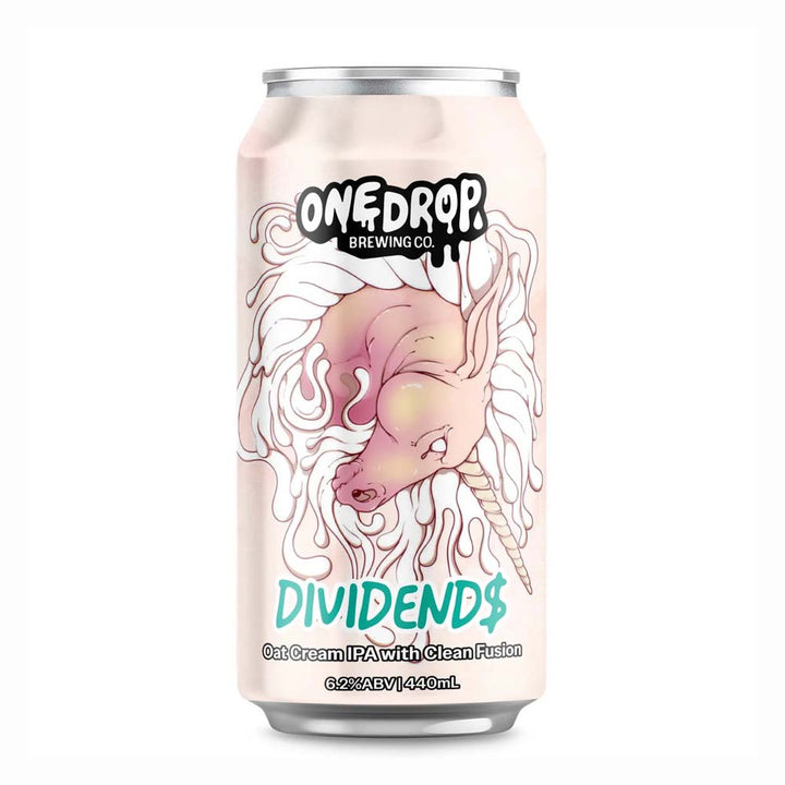 One Drop Brewing - Dividends Oat Cream IPA with Clean Fusion