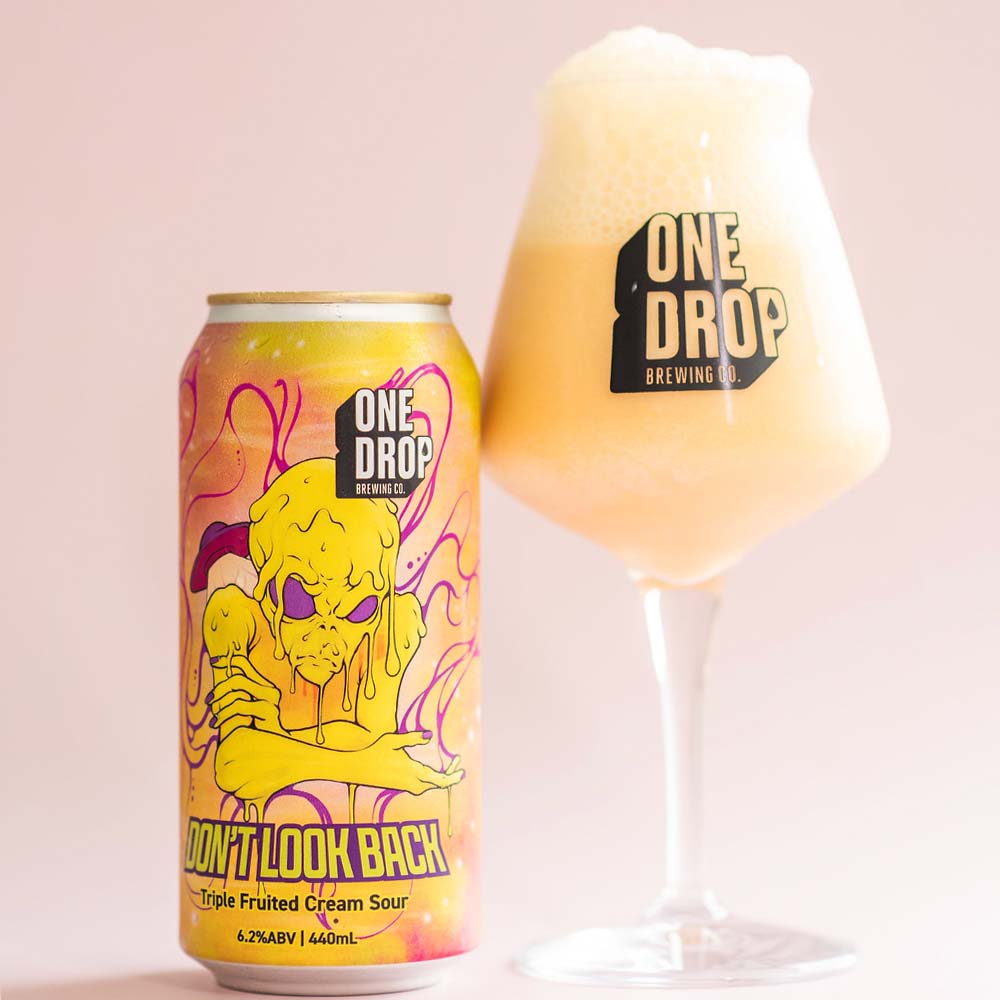 One Drop Brewing - Dont Look Back Triple Fruited Cream Sour - The Beer Barrel