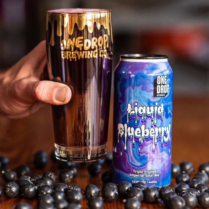 One Drop Brewing - Liquid Blueberry Triple Fruited Imperial Sour Ale
