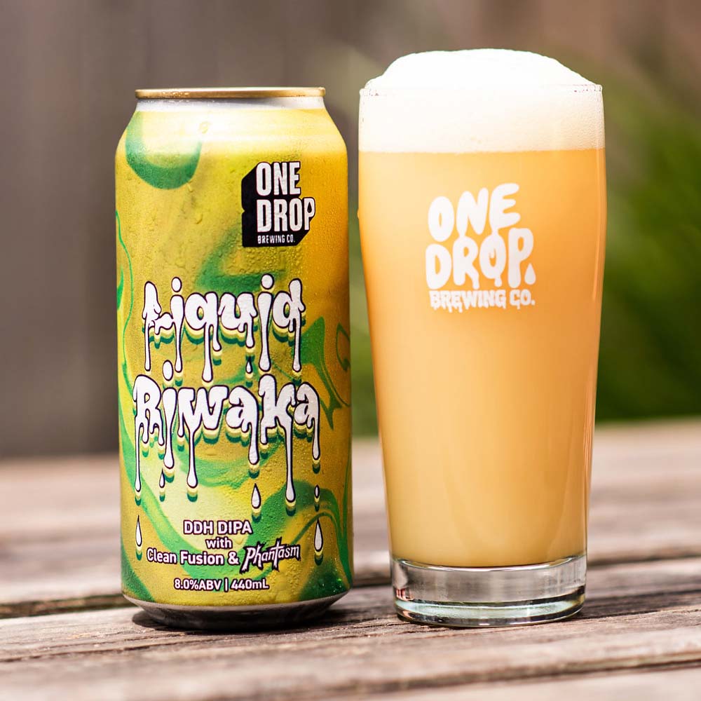 One Drop Brewing - Liquid Riwaka - DDH Double IPA with Clean Fusion + Phantasm