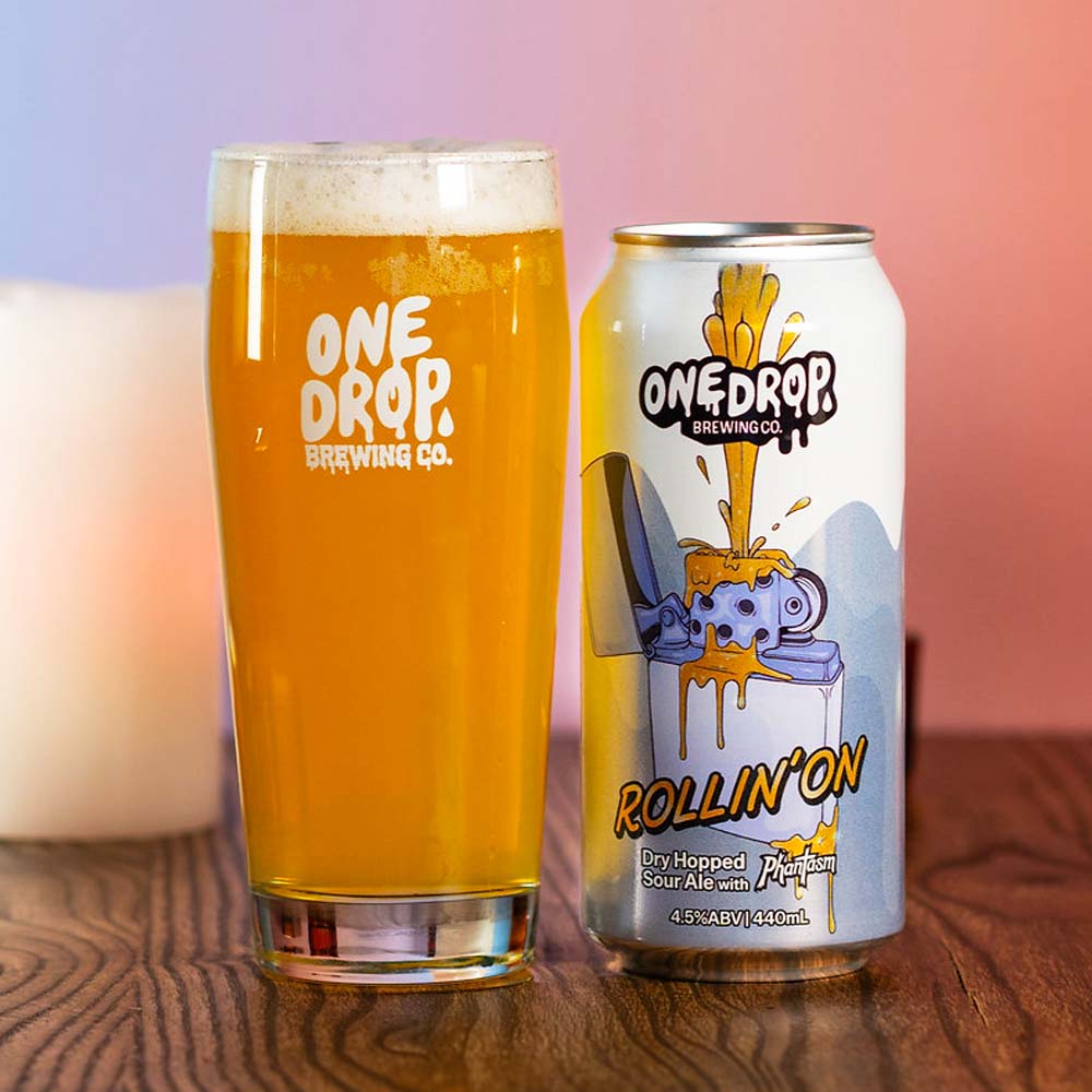 One Drop Brewing - Rolling On - Dry Hopped Sour with Phantasm