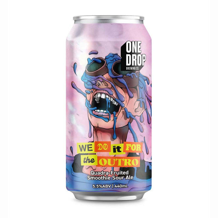 One Drop Brewing - We Do It for the Outro Quadra Fruited Smoothie Sour