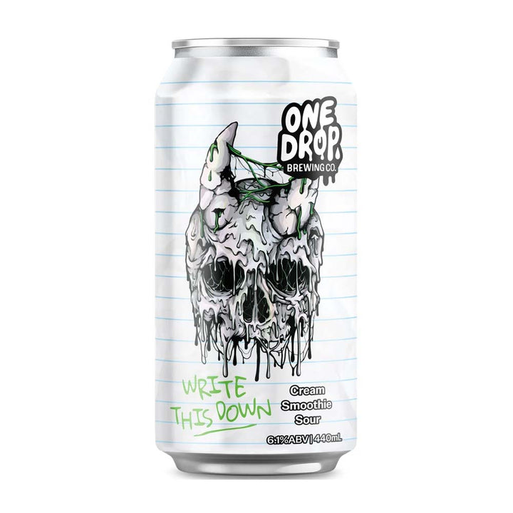 One Drop Brewing - Write This Down - Cream Smoothie Sour*