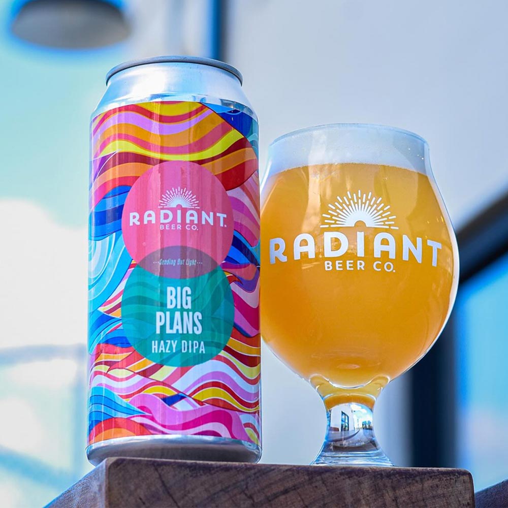 Radiant Beer Co. - Big Plans Hazy Double IPA