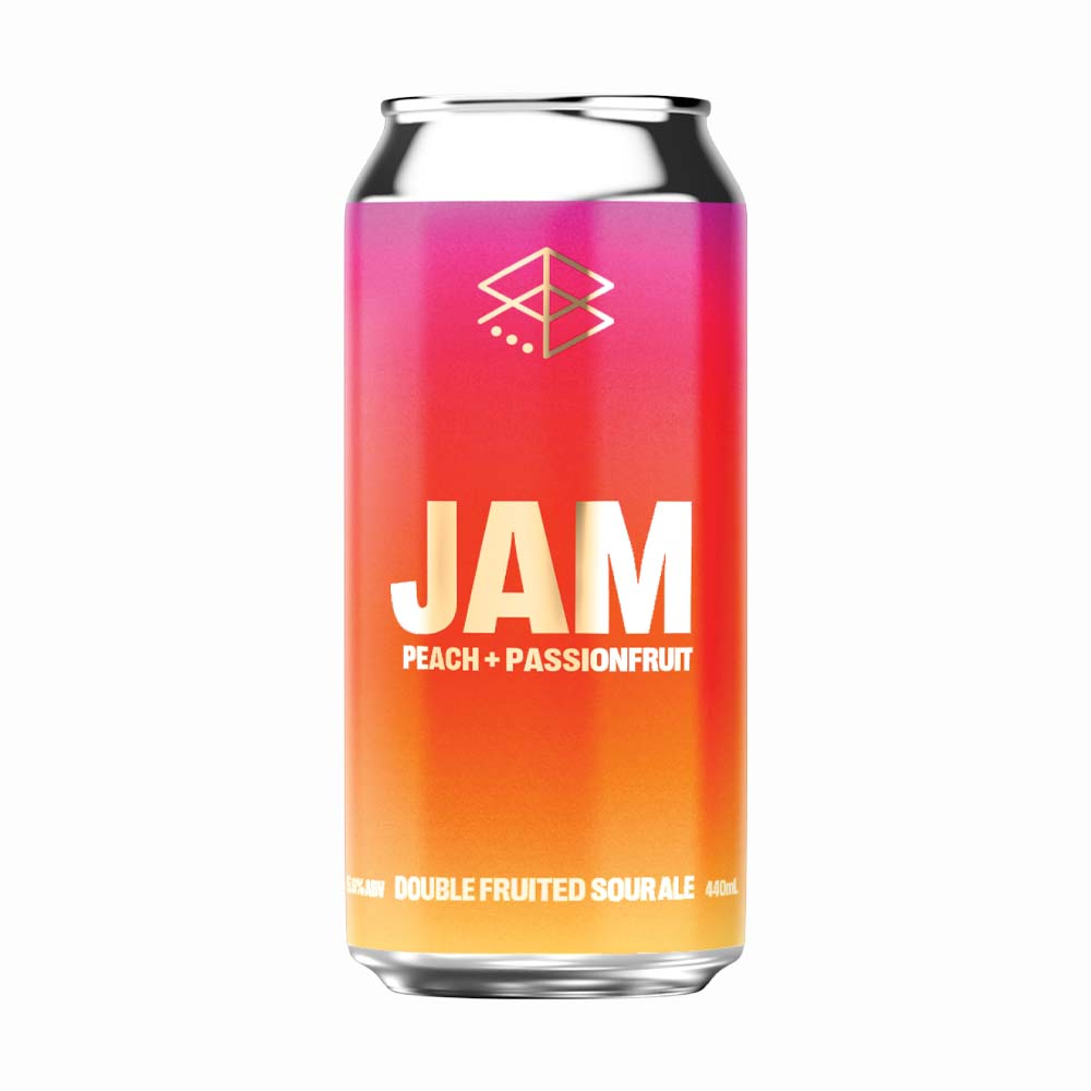 Range Brewing - JAM: Peach + Passionfruit Double Fruited Sour Ale