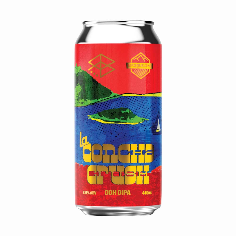 Range Brewing x Basqueland - La Concha Crush DDH DIPA DDH Hazy Double IPA