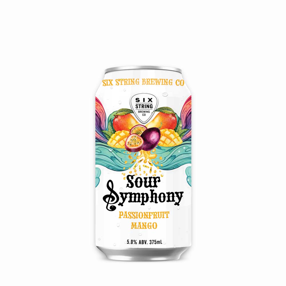 Six String Brewing - Sour Symphony Passionfruit Mango - The Beer Barrel