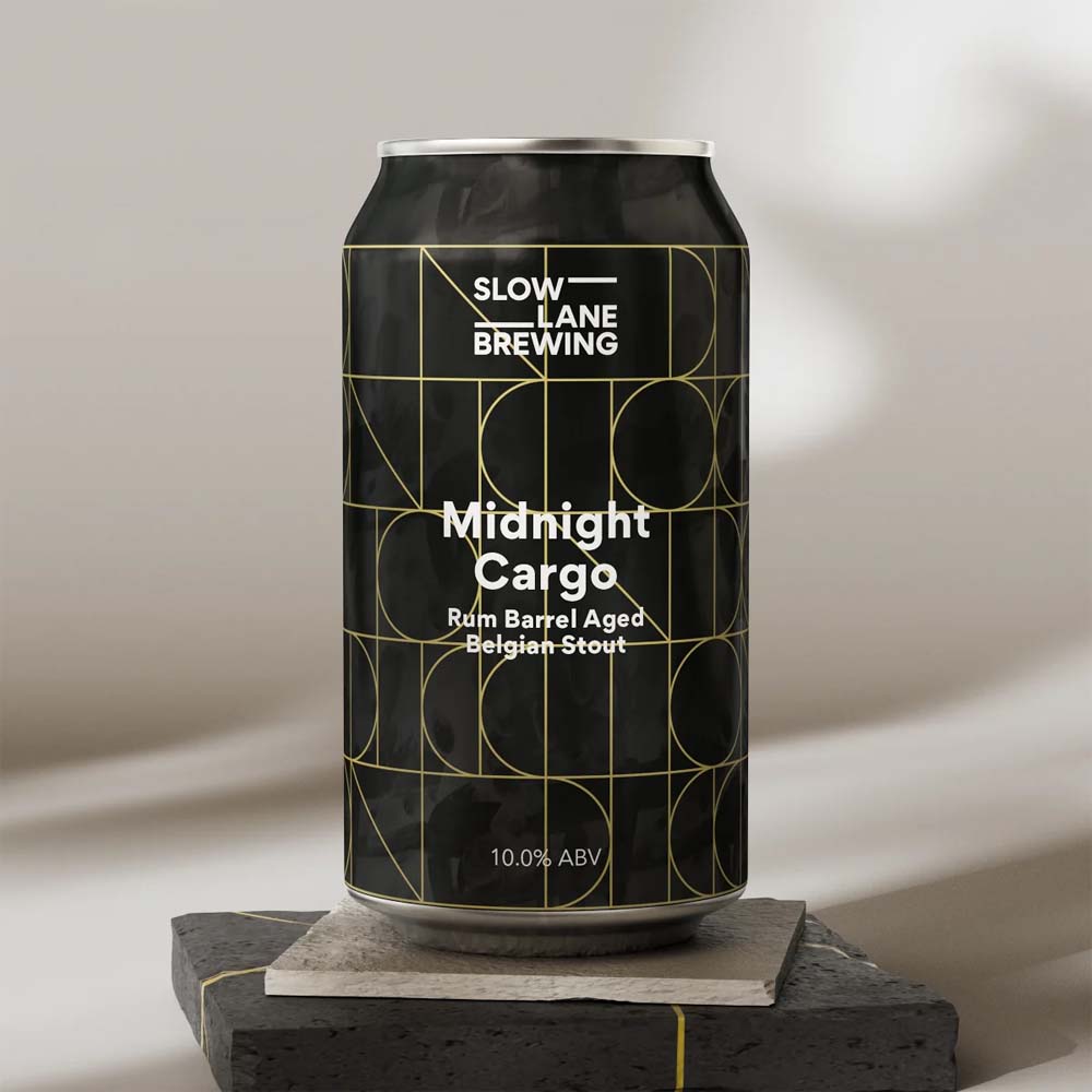 Slow Lane Brewing - Midnight Cargo - Rum Barrel Aged Belgian Stout