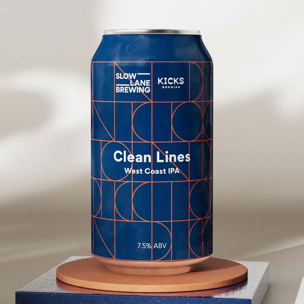 Slow Lane Brewing x Kicks Brewing - Clean Lines West Coast IPA