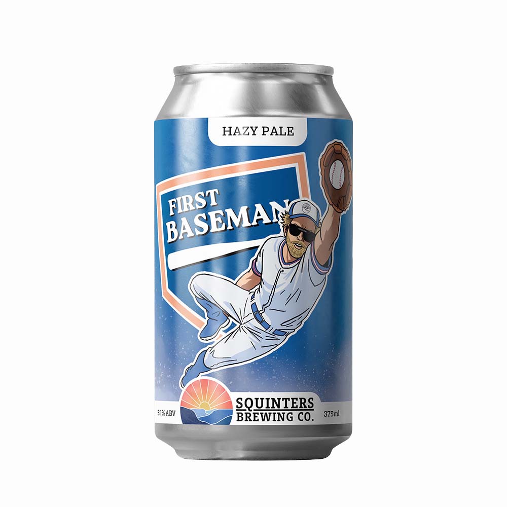 Squinters Brewing - First Baseman Hazy Pale Ale