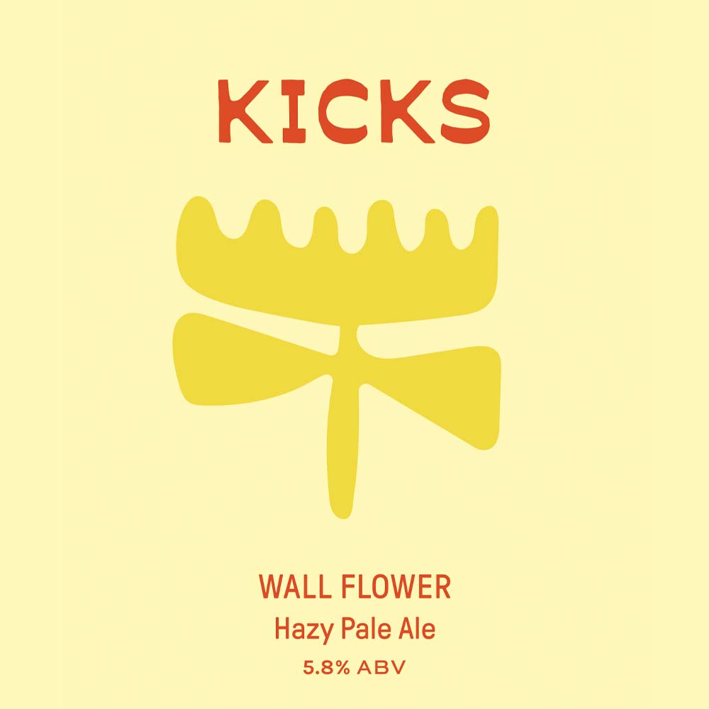 #3 Kicks Brewing - Wall Flower Hazy Pale Ale