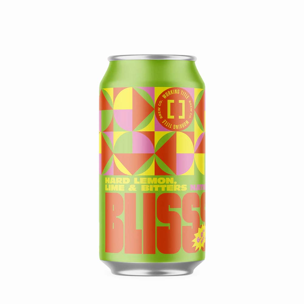 Working Title Brew Co - Bliss - Lemon, Lime & Bitters Hard Soda