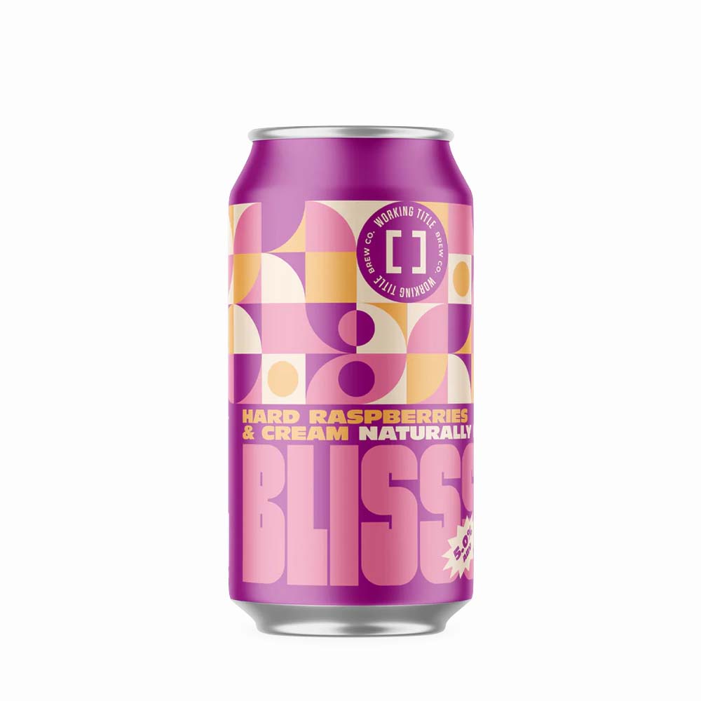 Working Title Brew Co - Bliss - Raspberries & Cream Hard Soda